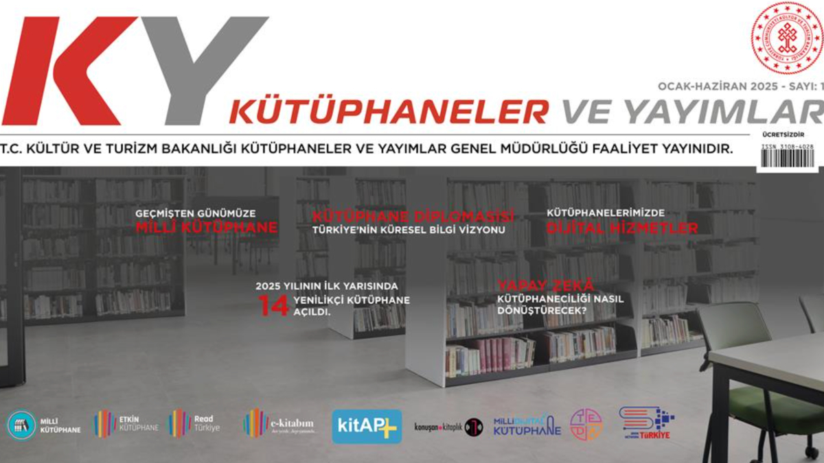 Kitap dünyasında yeni bir dönem: Kütüphaneler ve Yayımlar’ın ilk sayısı yayında