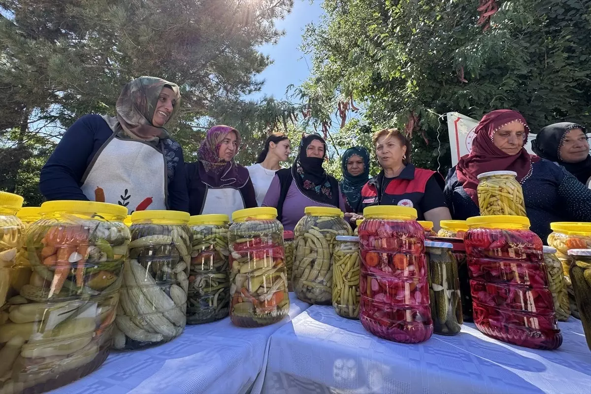Elazığ’da Kadınlar Devlet Desteğiyle Turşu Yapıp Gelir Elde Ediyor Elazığ’da Kadınlar Devlet Desteğiyle Turşu Yapıp Gelir Elde Ediyor