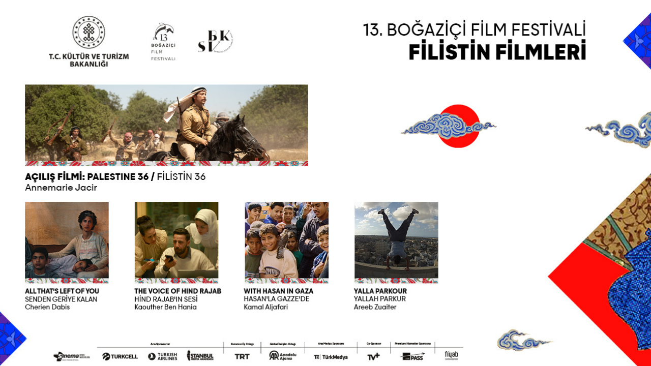 13. Boğaziçi Film Festivali Filistin’den Dünyaya Uzanan Dopdolu Bir Program Sunuyor