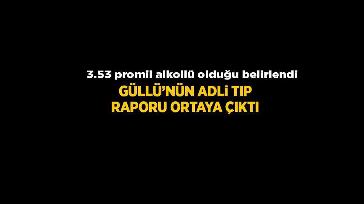 Son Dakika: Adli Tıp raporu çıktı! Şarkıcı Güllü’nün 3.53 promil alkollü olduğu belirlendi Son Dakika: Adli Tıp raporu çıktı! Şarkıcı Güllü’nün 3.53 promil alkollü olduğu belirlendi