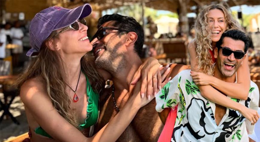 Sinem Kobal paylaştı! Kenan İmirzalıoğlu ve Lalin’den bahçe keyfi