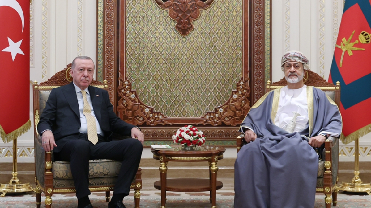 Cumhurbaşkanı Erdoğan, Umman Sultanı Heysem bin Tarık ile görüştü