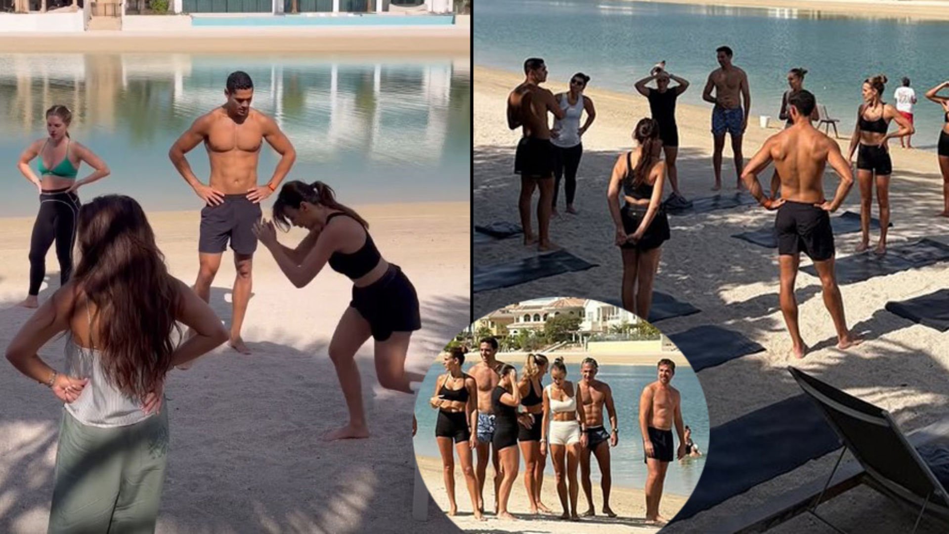 Aslışah Alkoçlar Demirağ Dubai’de Ailesiyle Spor Yaptı